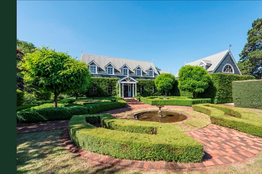 Our formal entry garden. Follow Columbia on Instagram @columbiaexeter