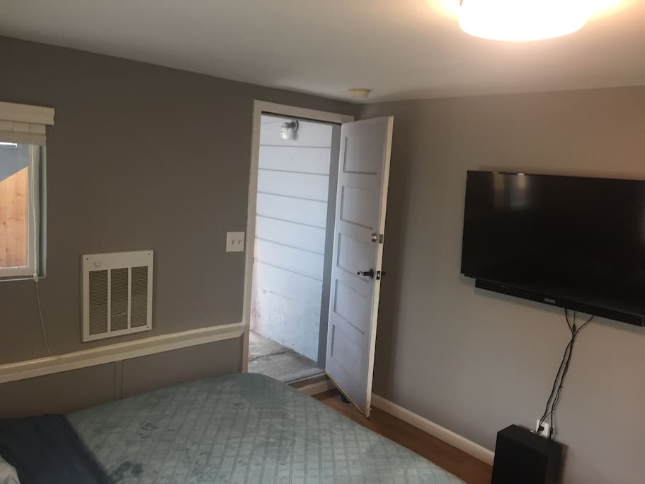 Bedroom 1 - King with 55 Inch TV