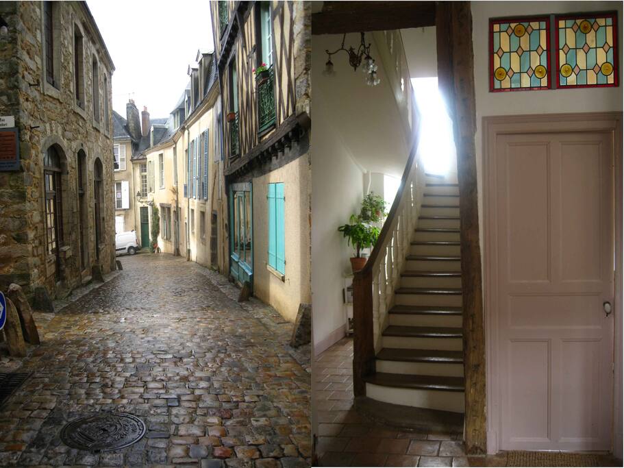 Rue et entrée