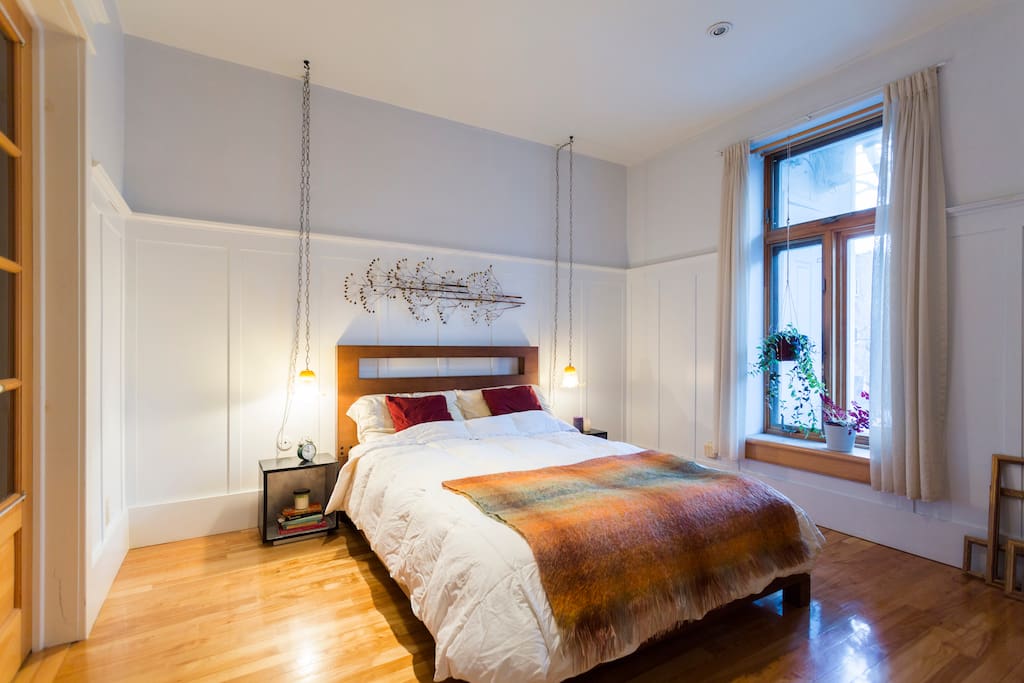 second floor bedroom with double bed