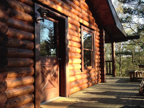 Log cabin on Mols