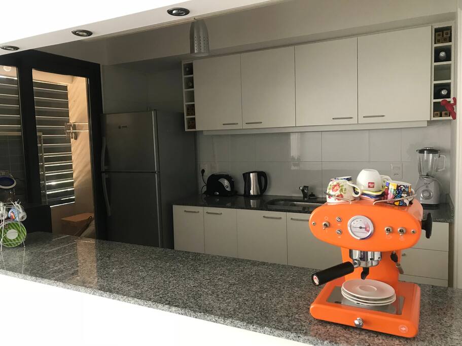 Cocina con microondas