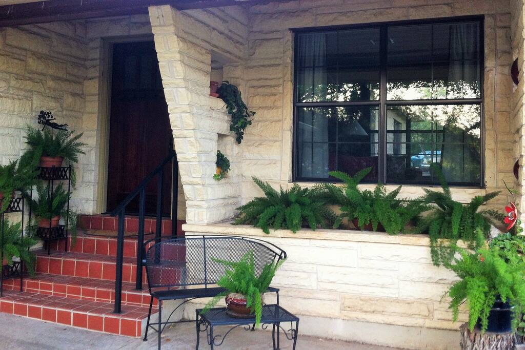 Watch the deer from the front porch.