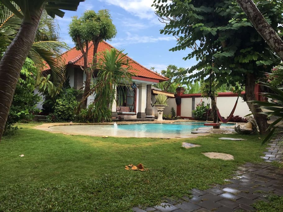 Poolside bungalow