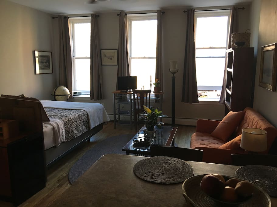 10 Ft Windows Provide Natural Light