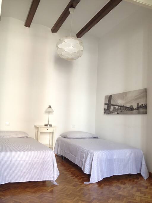 Beds in the room