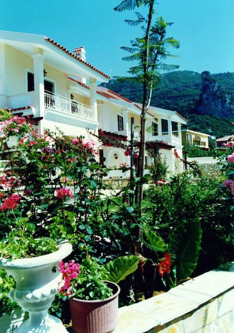 The Villa House pictured from north (faces west)