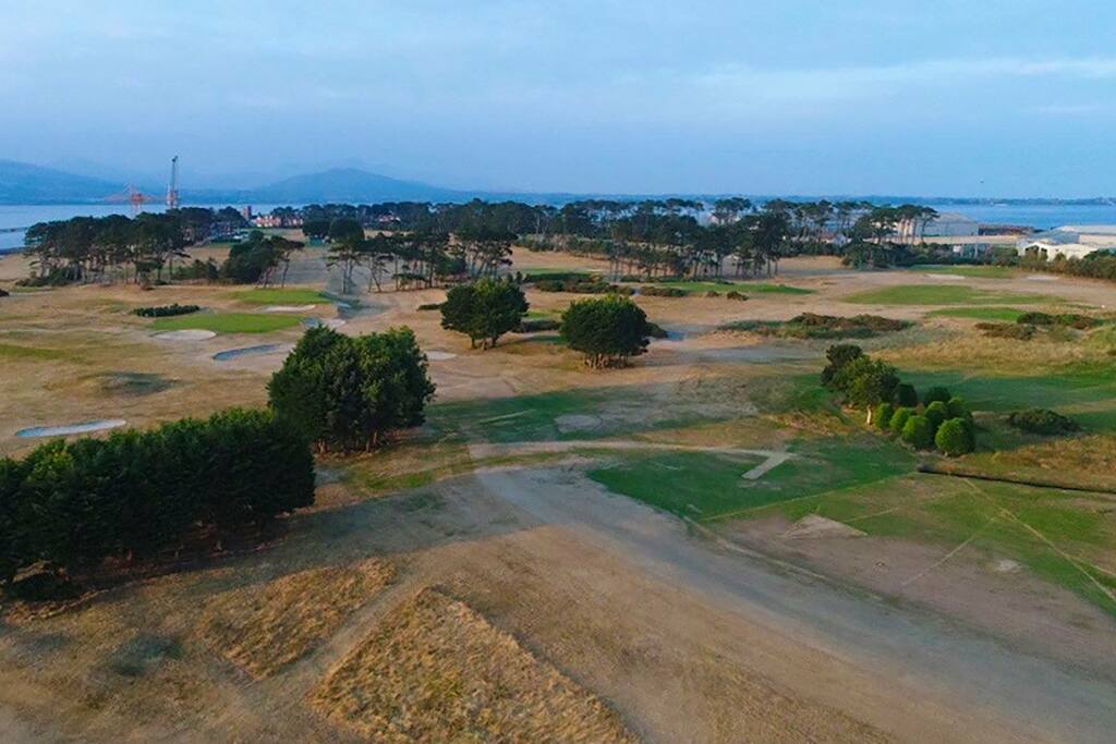Greenore Golf club just a two minute drive away