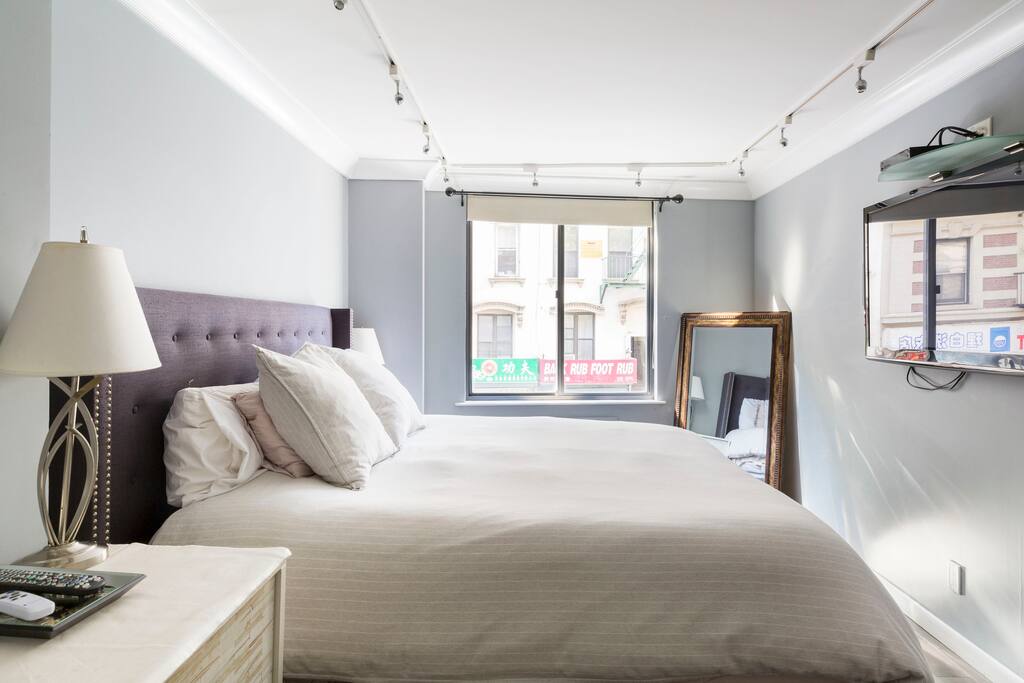 Master Bedroom with a King size bed