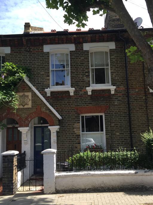 The front of the house