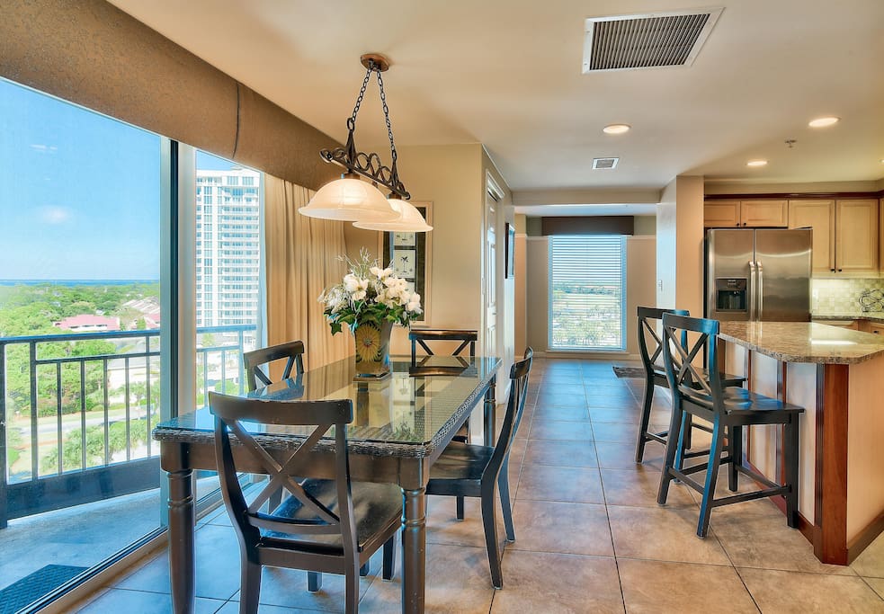 Dining Area with 2nd Balcony