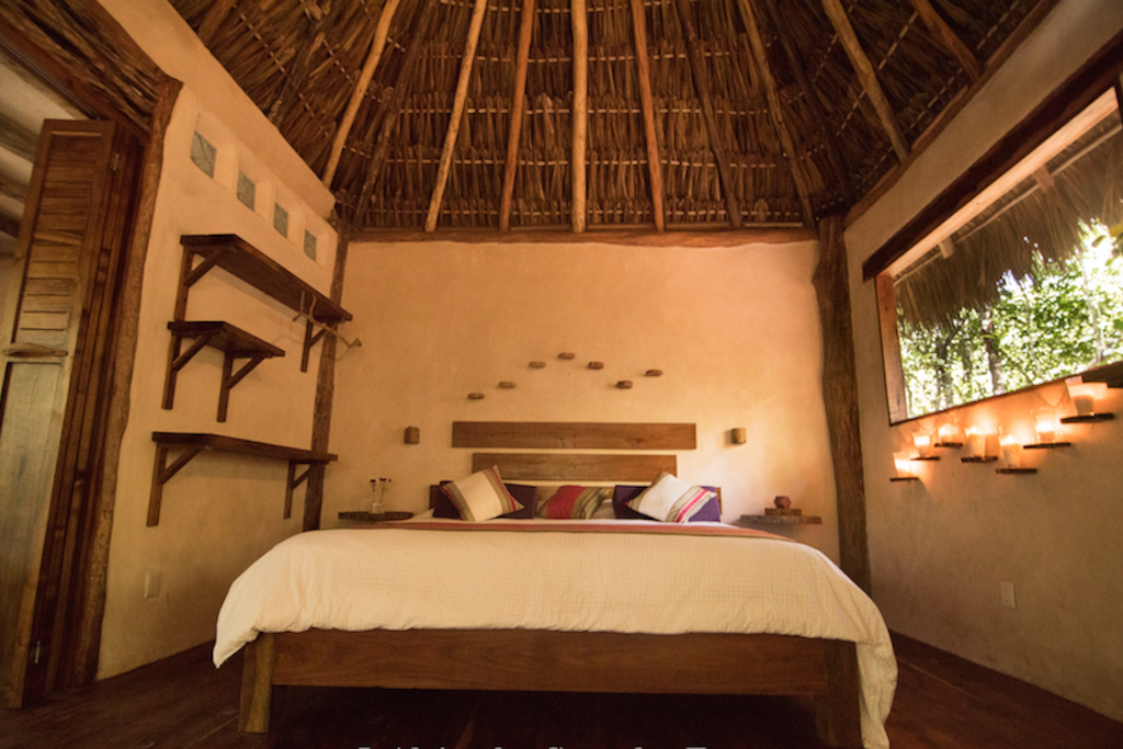 King size bed with super-comfy cushion, for you to sleep to the sounds of nature and rest as never before