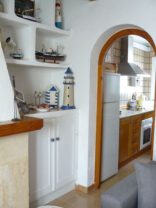 Entrance to the kitchen