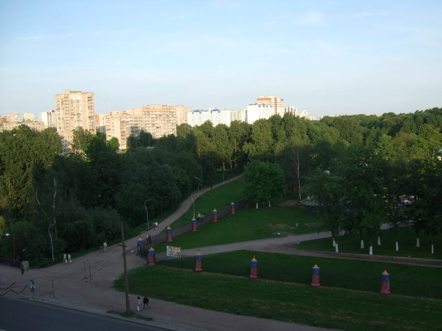 Вид с балкона
