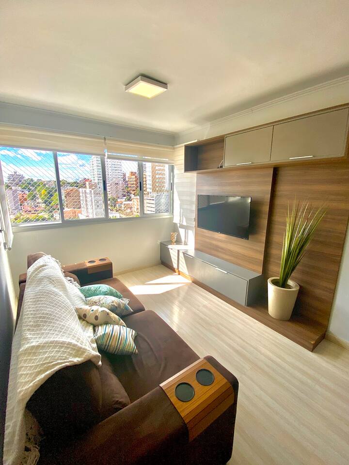 Apt near the gastronomic route, modern, practical