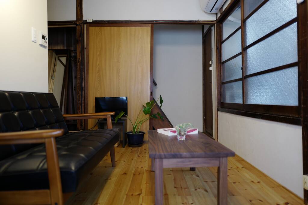 living room leading to second floor