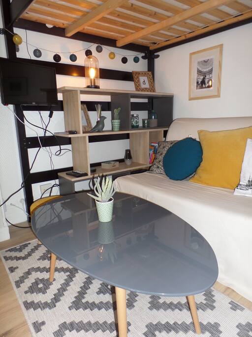 Salon sous lit mezzanine