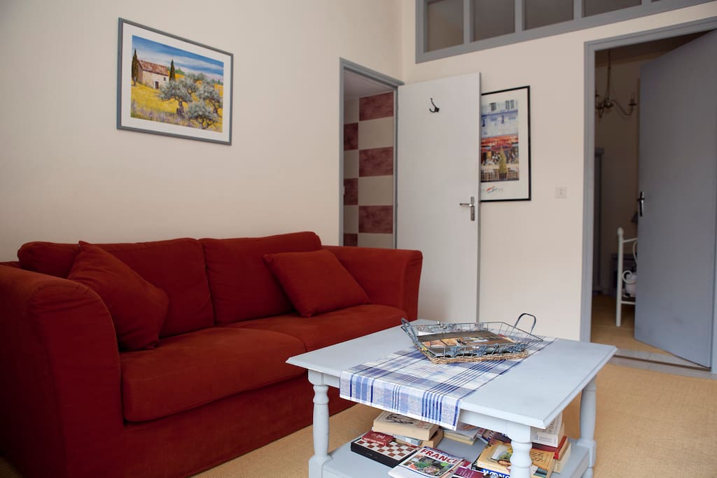 Studio seating area