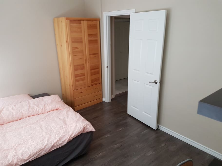 Bright private bedroom on ground floor