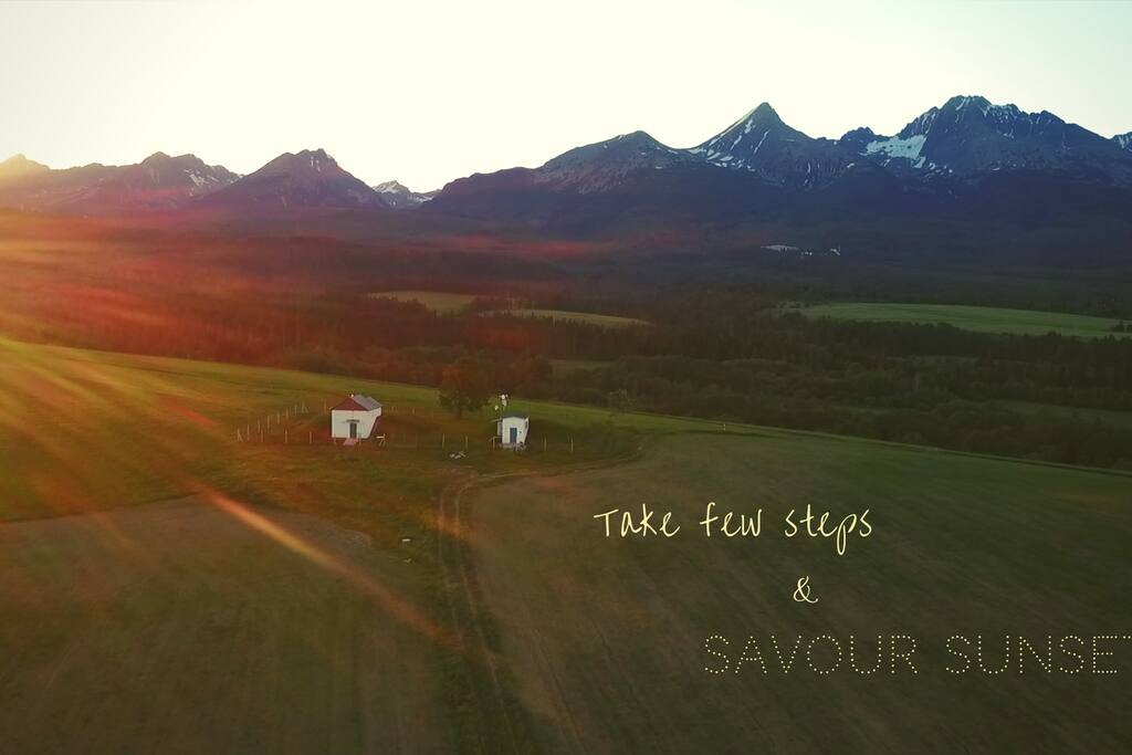 Bird eye view on Tatra peaks