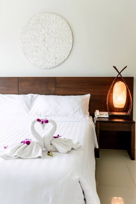 Double bed or Single Bed up on request!