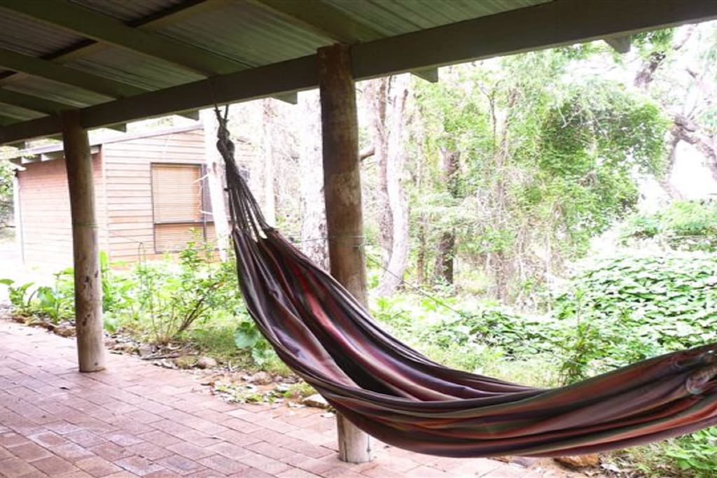 Relax in the hammock