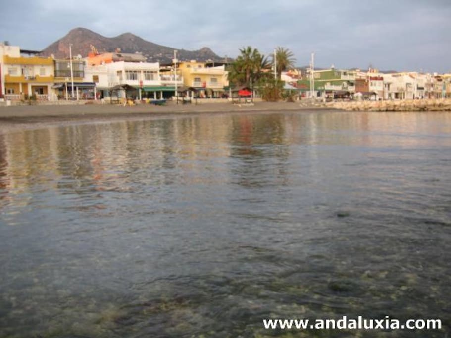 Pedregalejo beach, 20 metres away