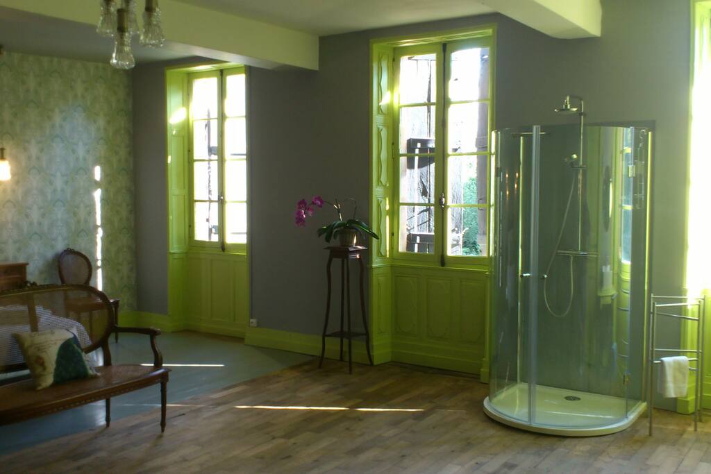 Chambre Kew Garden salle d'eau ouverte