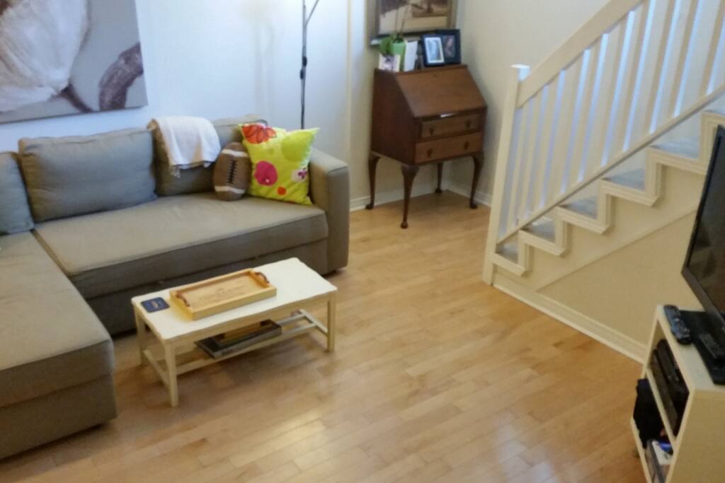 Living Room - contains pull-out Queen sofa-bed