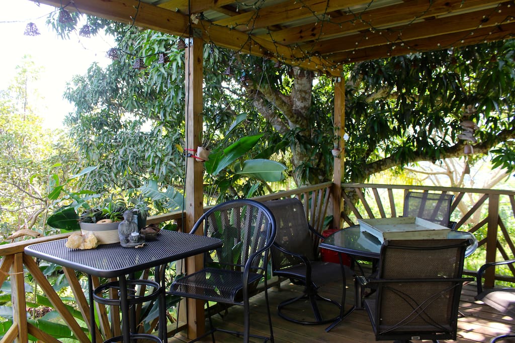 Your own private back deck.