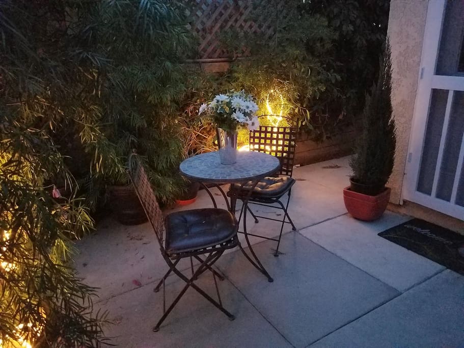 Entry to your private oasis