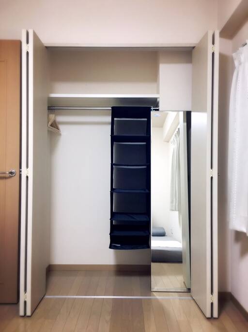 Guest room closet