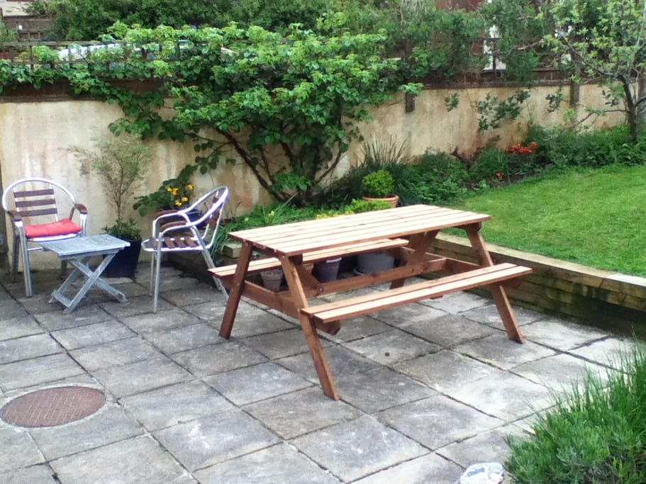 Back garden.