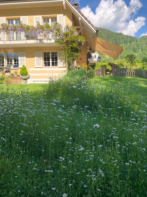 Studio indépendant dans villa en pleine verdure