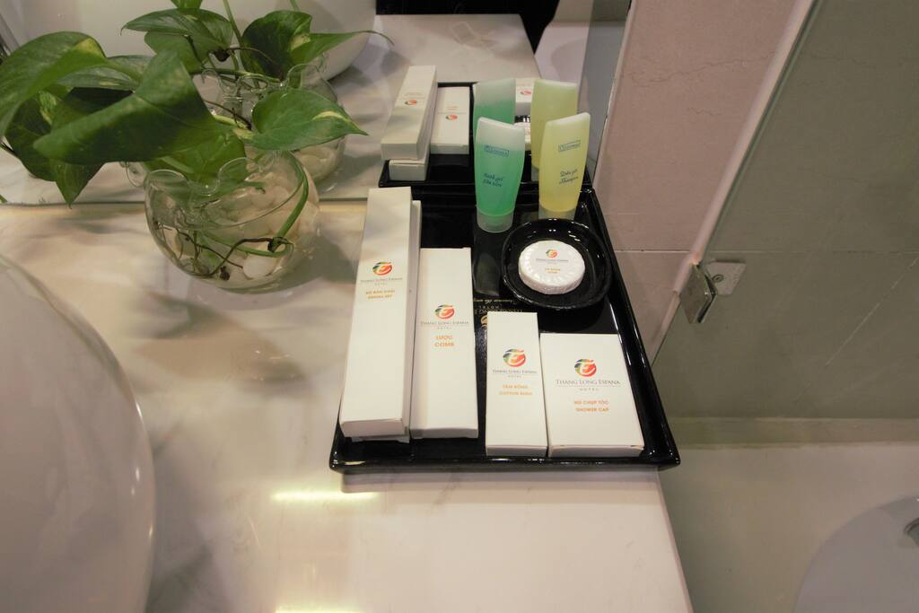 Amenities in bathroom