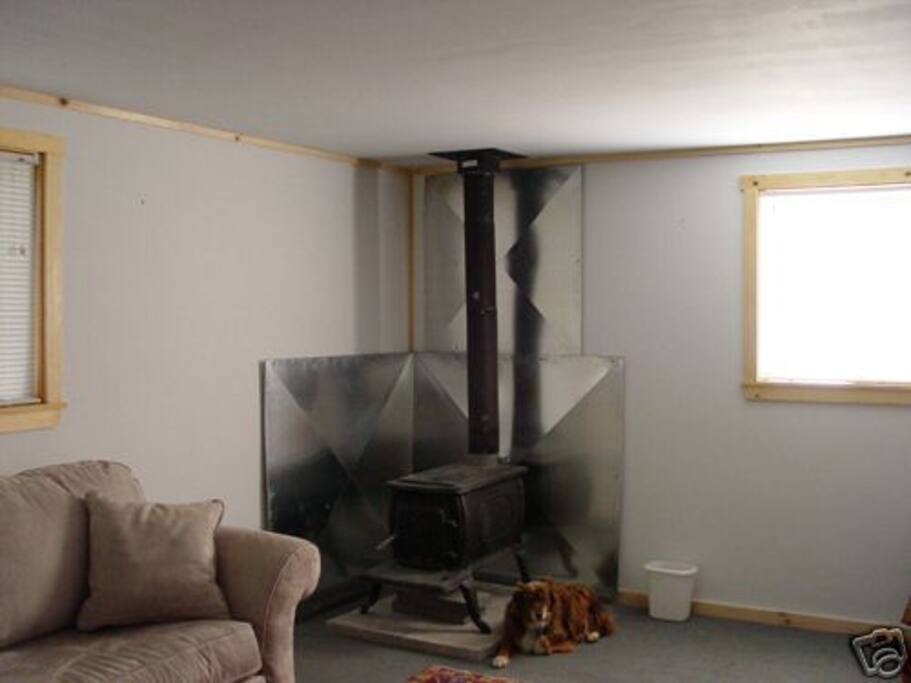 The next three pics show you the inside. But do know we have decorated it since :)