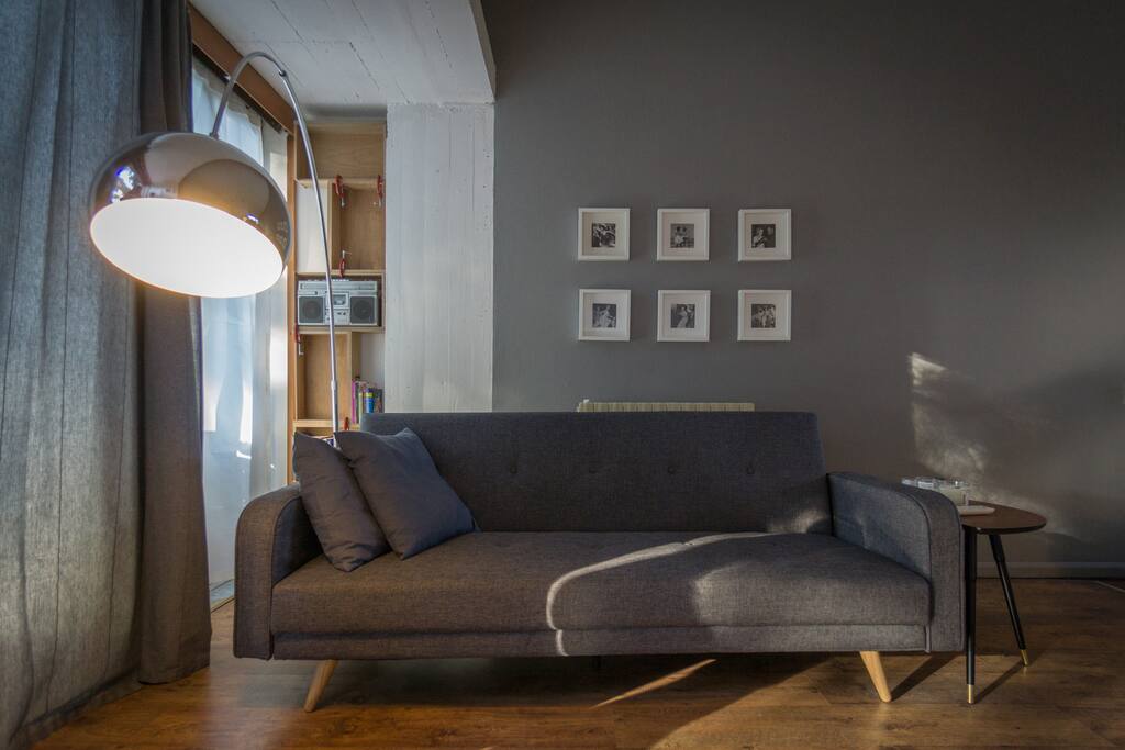 Living area at sunset