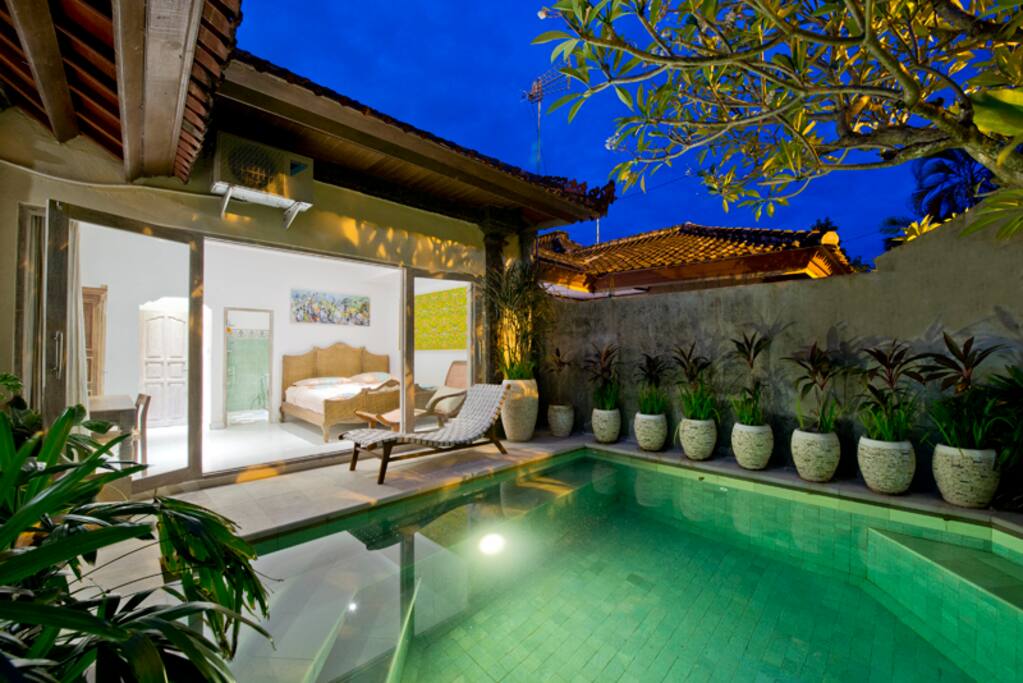 Villa and Pool view