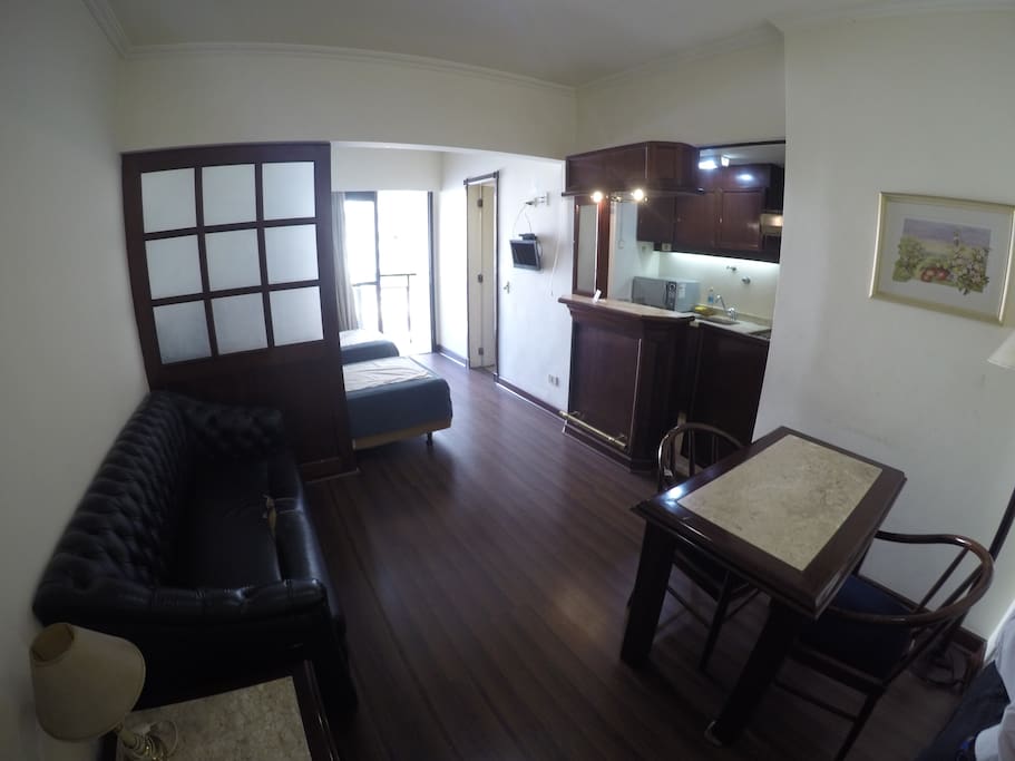 Vista geral do flat