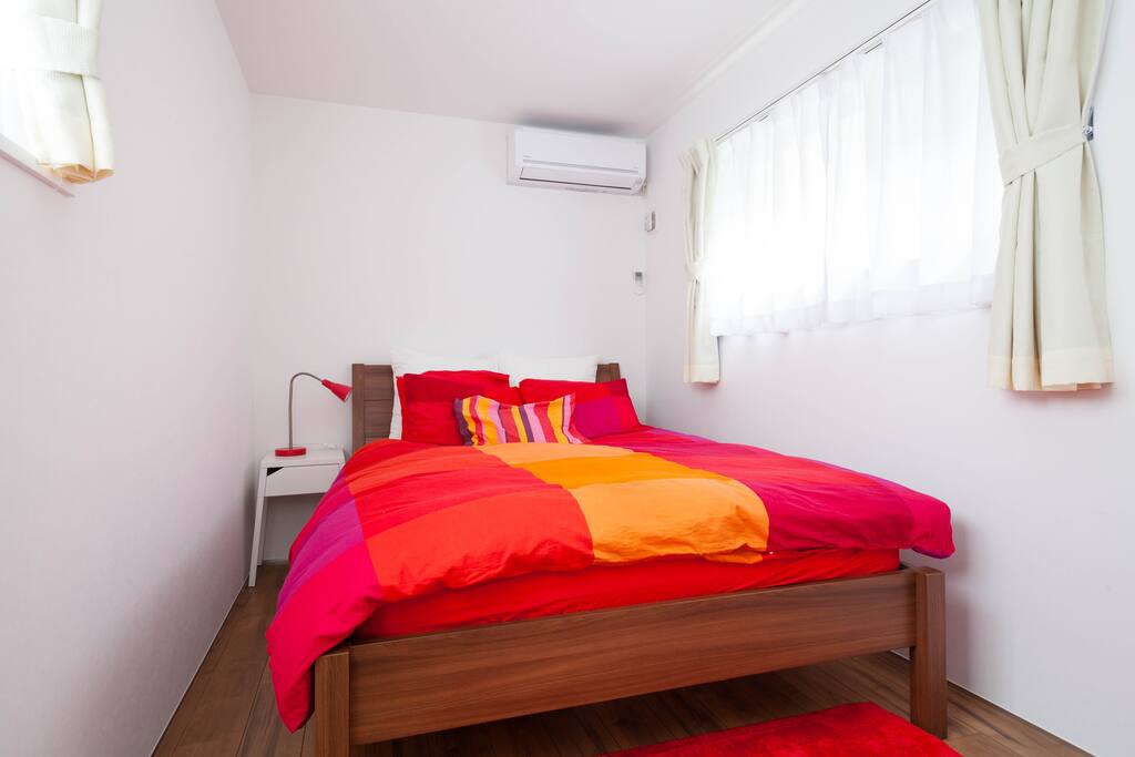 Bedroom 2 - Double bed on the top floor.