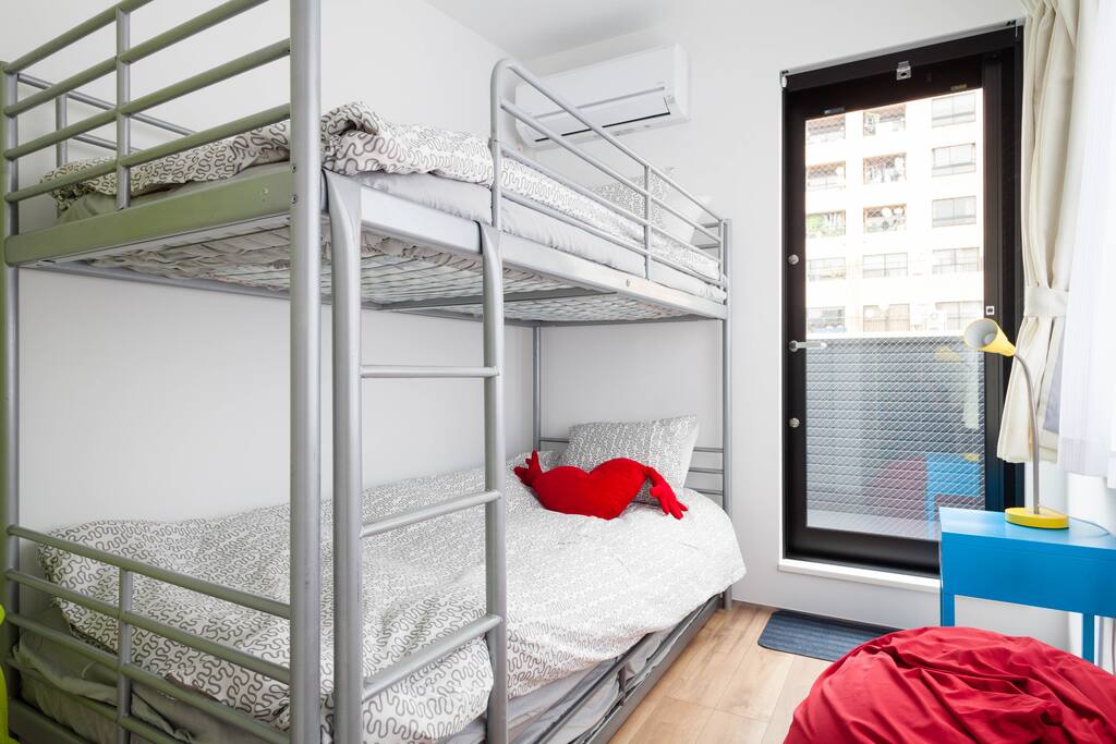 Bedroom 3 - Double bunk plus trundle on the top floor. Suitable for both adults and children.