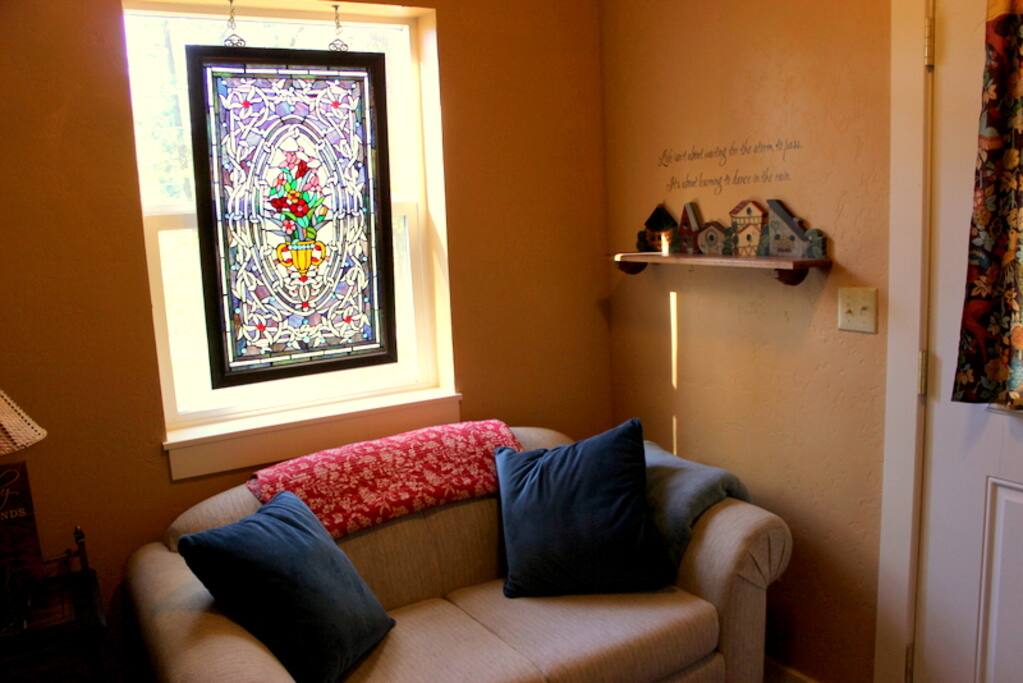 Small Seating Area in Foyer