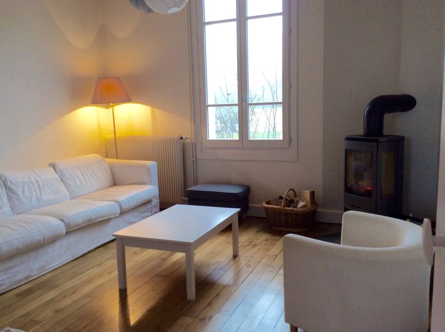 le salon donnant côté jardin