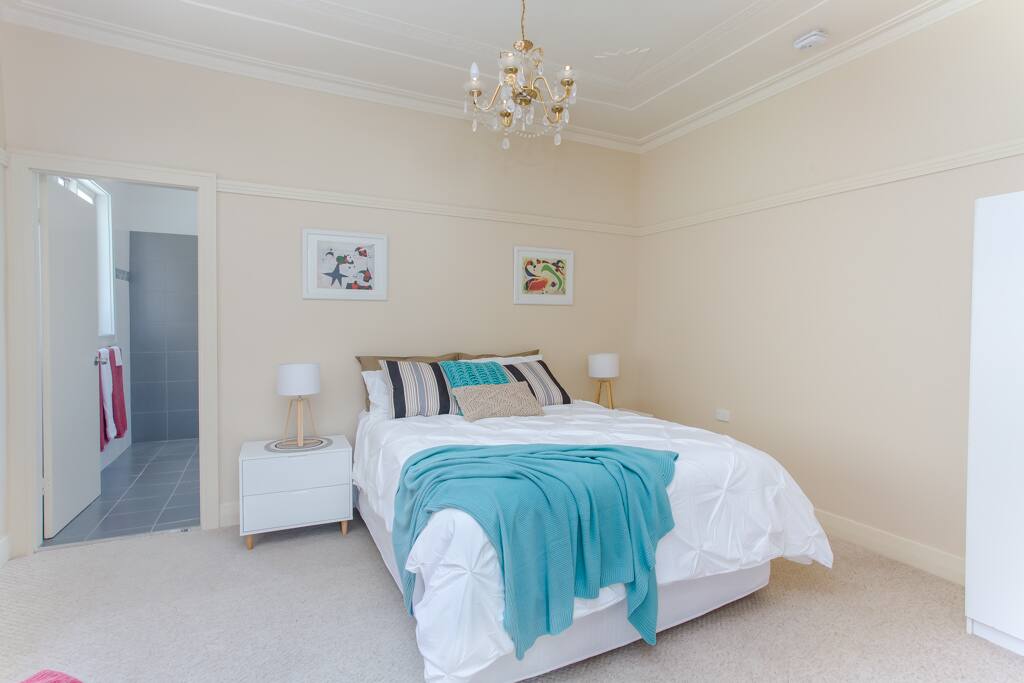 Ensuited bedroom with queen bed