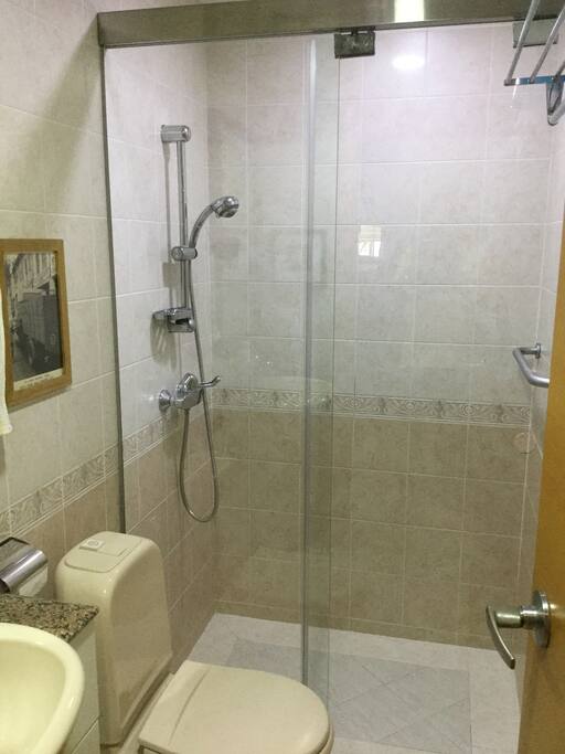 Toilet located just next to room and clean daily