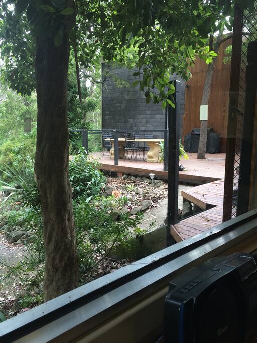 The view from the loungeroom window.
