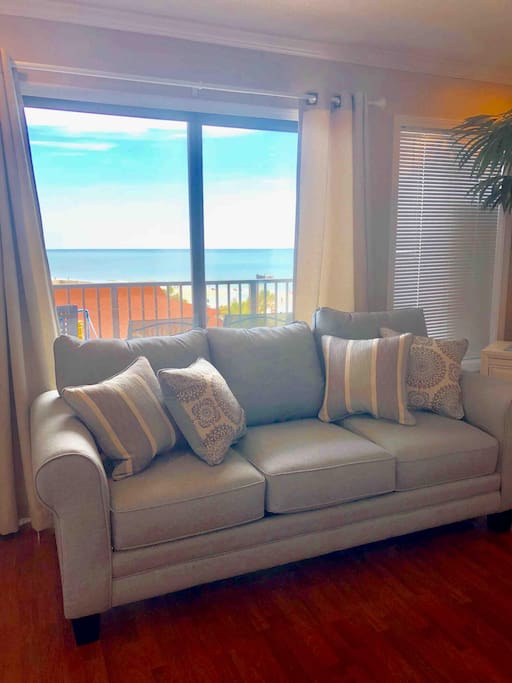 Gorgeous view of the Ocean from INSIDE the condo!