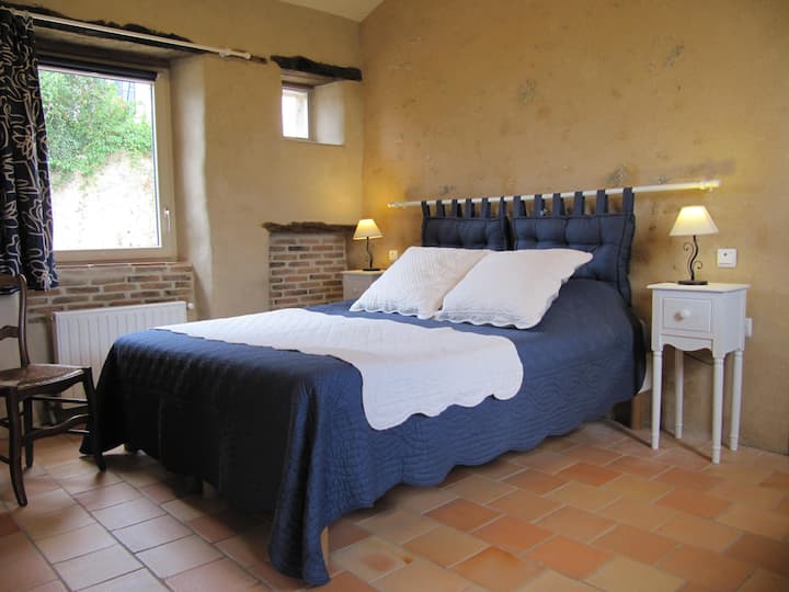 Revestidos de cáñamo, terracotas, aislamiento de lana de madera, todos los materiales son sanos y cálidos