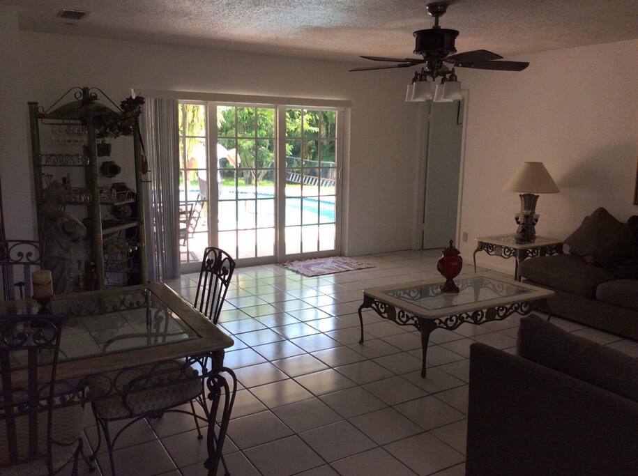 Front living room with 2 couches