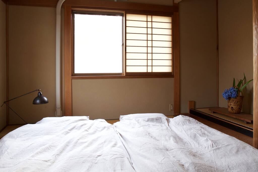 Comfortable, uncluttered bedroom with good light and views
